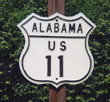 1950s highway marker.