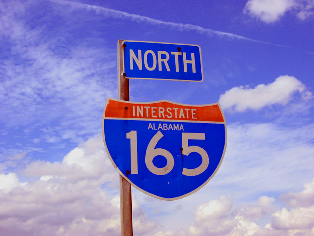 First northbound shield.