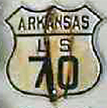 1920s highway marker.