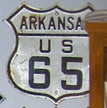 1940s highway marker.