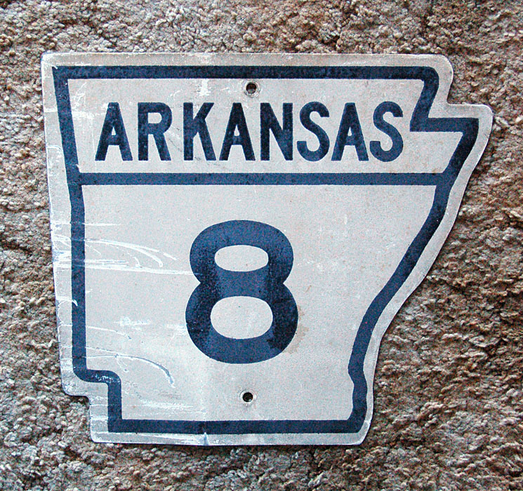 1950s highway marker.