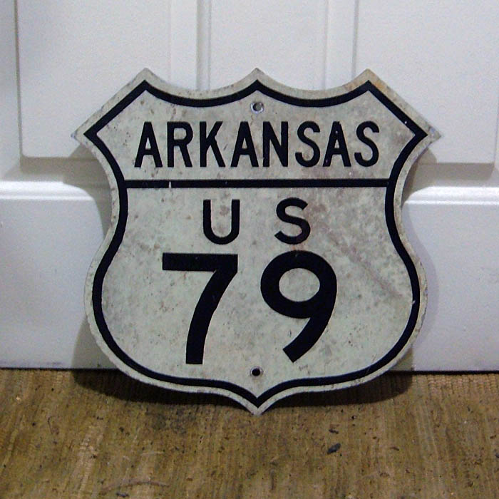 1960s highway marker.
