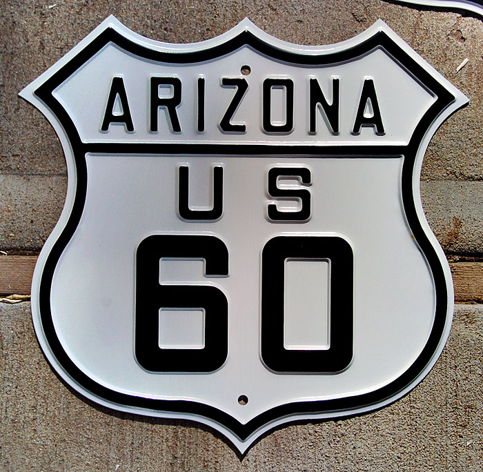 1920s highway marker.