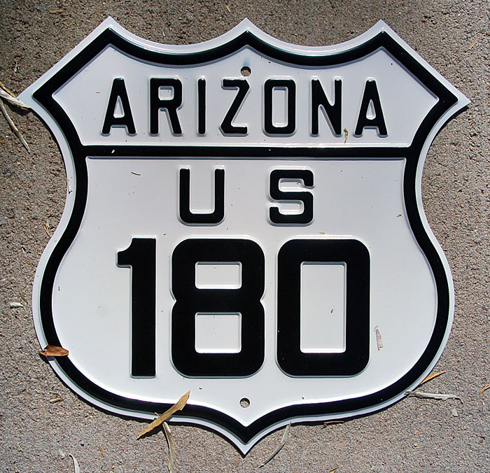1920s highway marker.