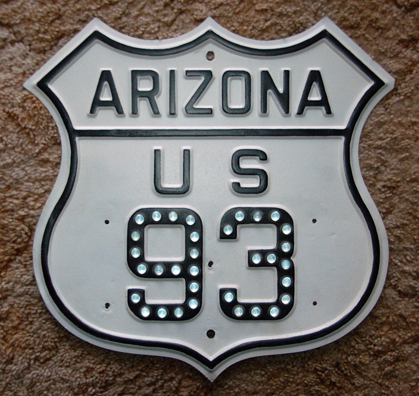 1930s highway marker.