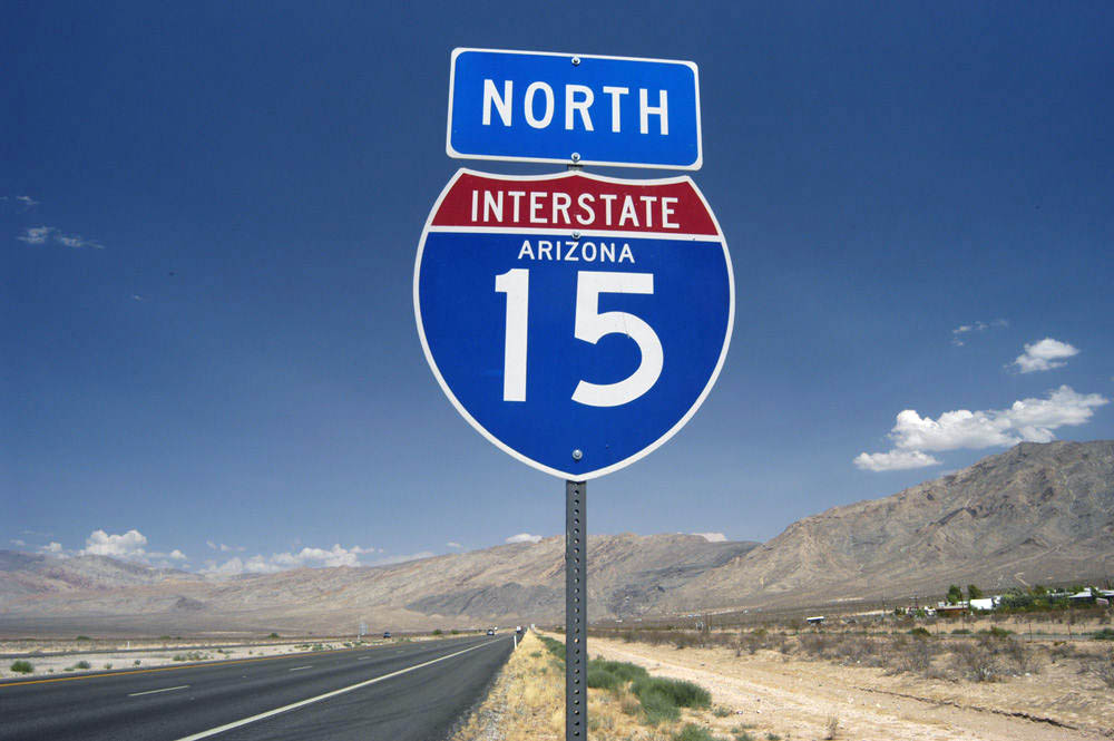 Reassurance shield after Exit 8.