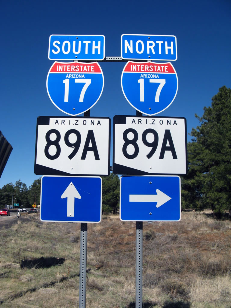 Arizona 89A at Interstate 17 south of Flagstaff.