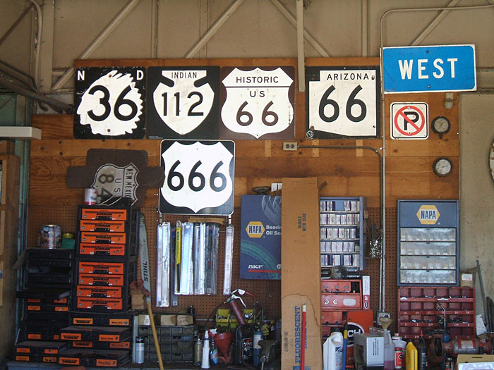 Antique shop in Ash Fork.