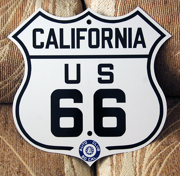 1920s highway marker.