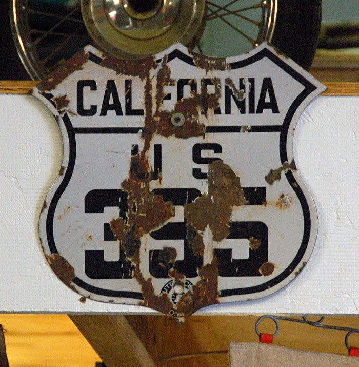 1930s highway marker.