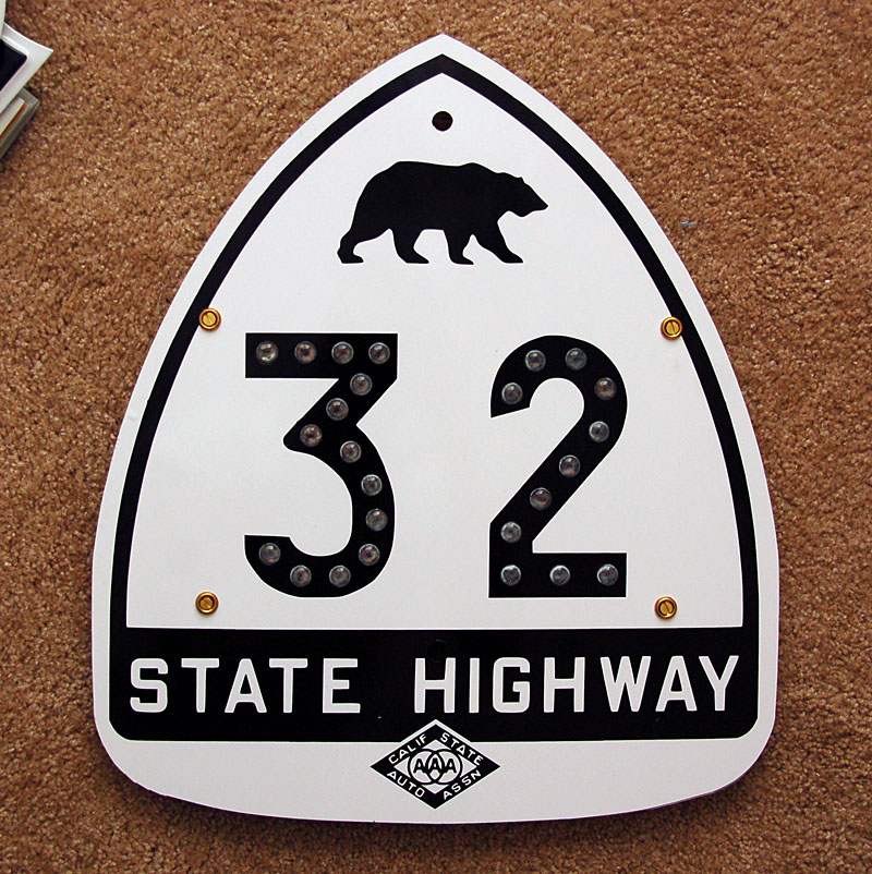 1940s highway marker.