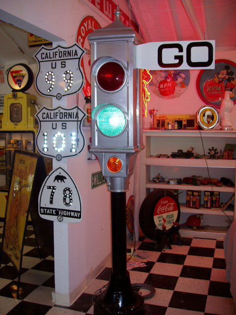 1940s highway marker.