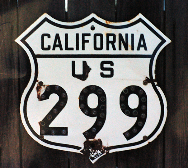 1940s highway marker.
