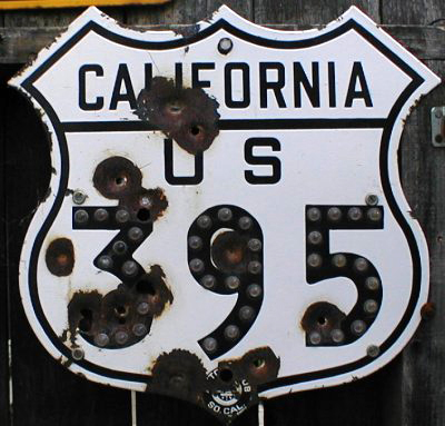 1940s highway marker.