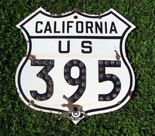 1940s highway marker.