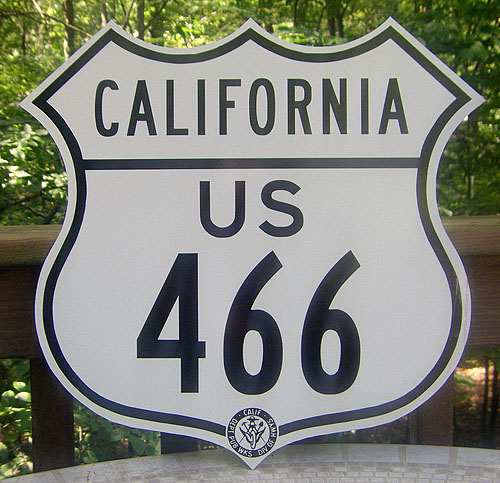 1940s highway marker.