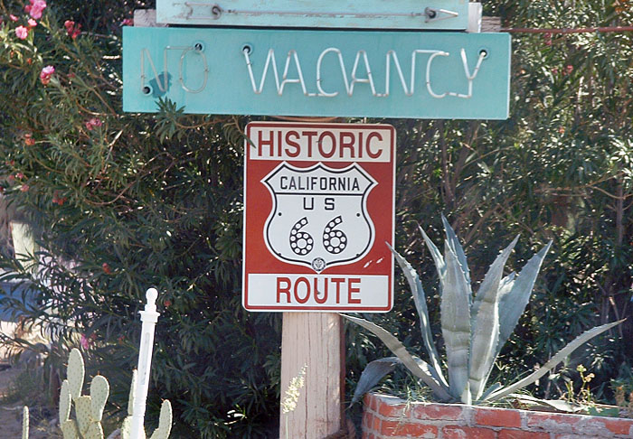 On old route 66 in Needles.