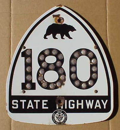 1950s highway marker.