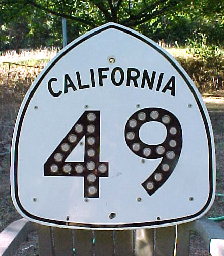 1950s highway marker.