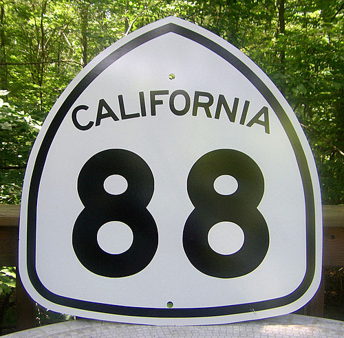 1950s highway marker.