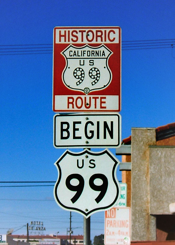 At the Mexican border in Calexico.
