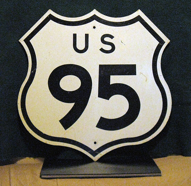 1960s highway marker.