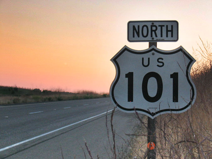 Mainline US-101 shield.