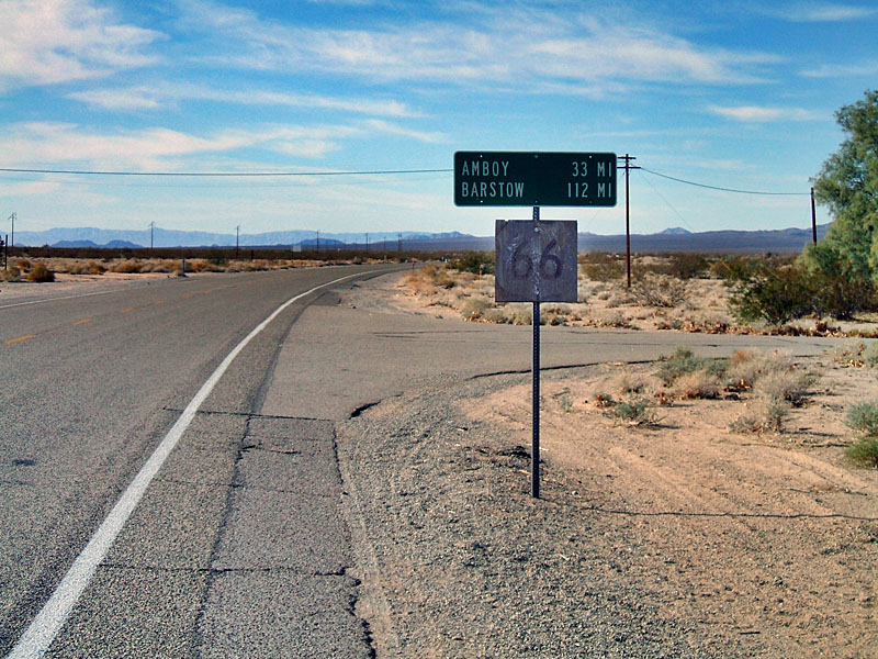 On old route 66 in Essex.