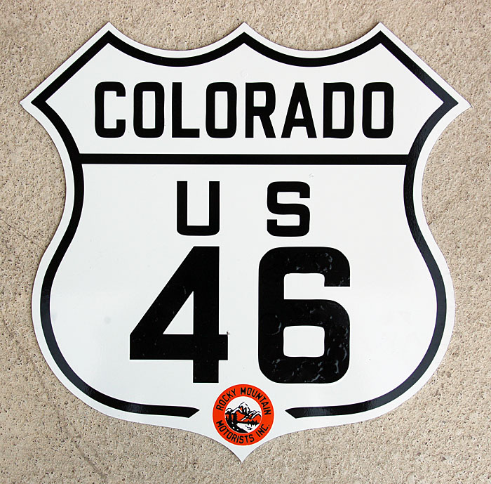 1920s highway marker.