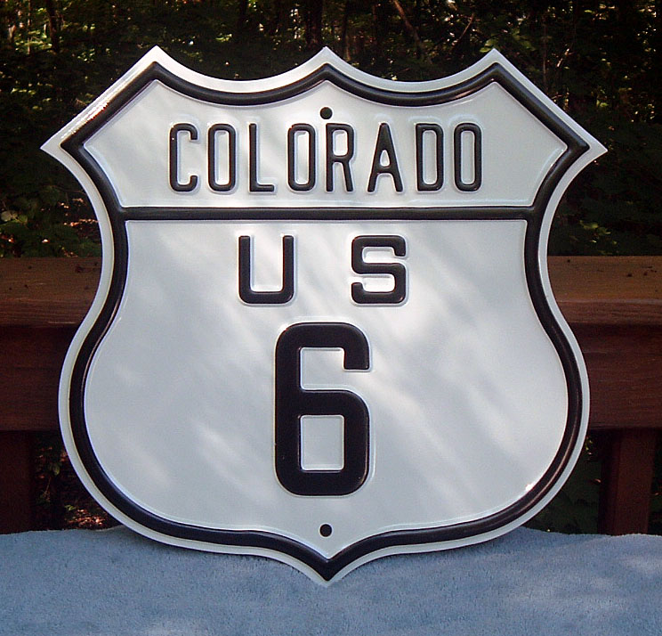 1920s highway marker.