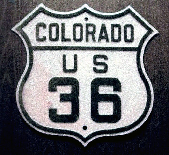 1930s highway marker.