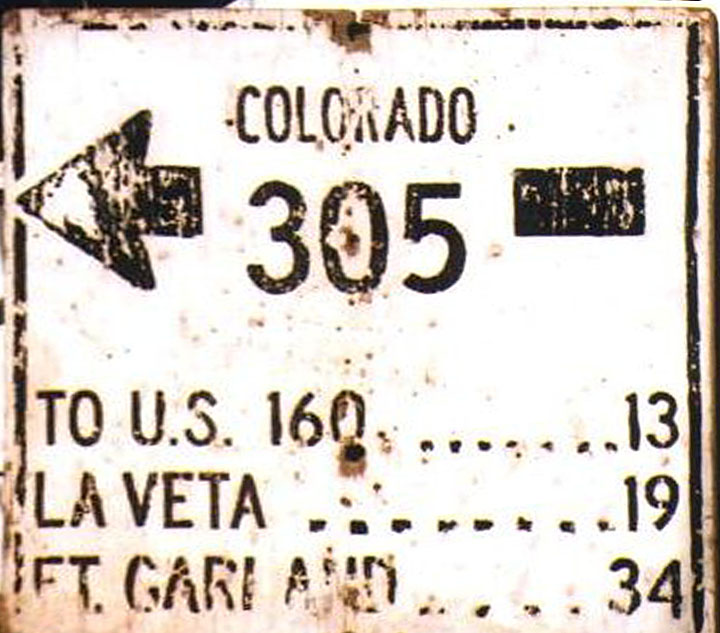 This sign was posted in the wild until 1999, despite the route having been decommissioned in 1953.
