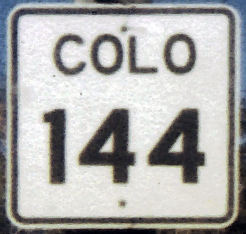 1950s highway marker.