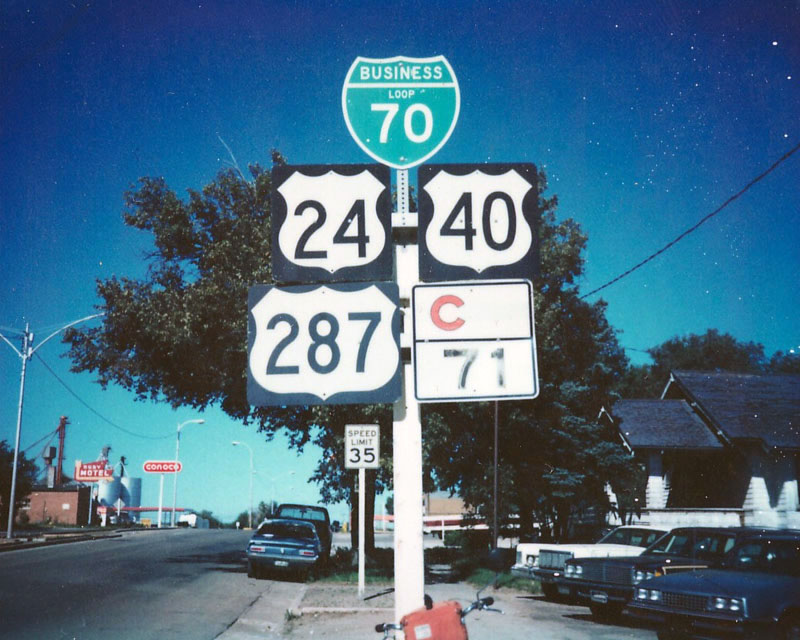 Business Loop I-70 (U.S. 6-24-40 and Colorado 71) in Limon.