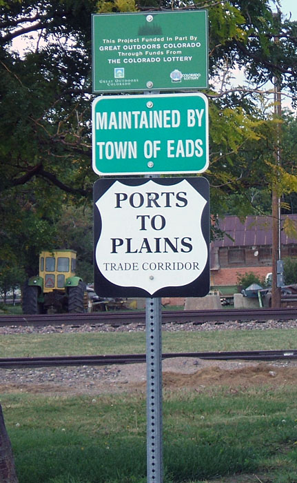 Along US-50.