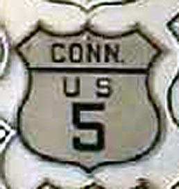 1930s highway marker.