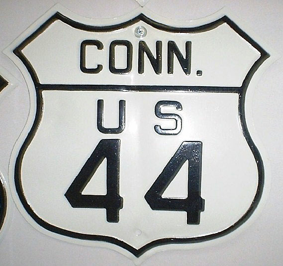 1930s highway marker.