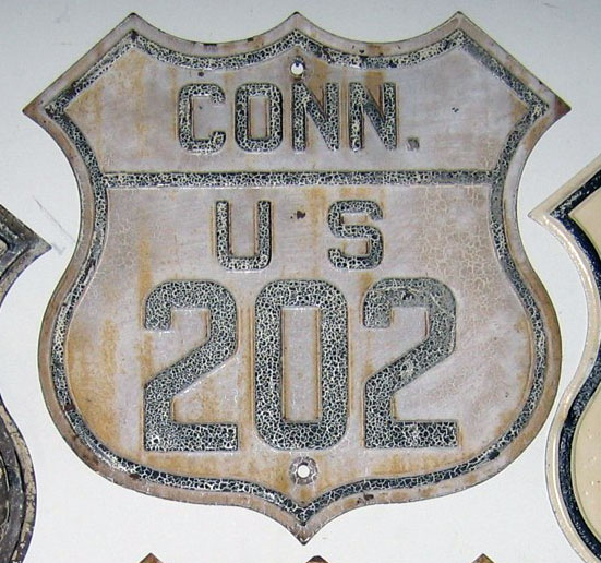 1930s highway marker.