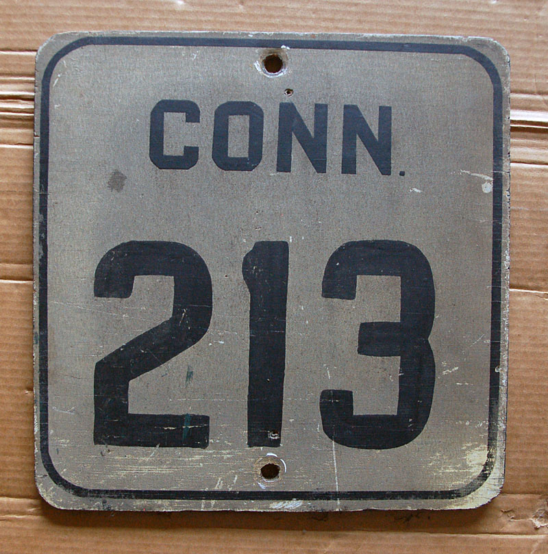 1940s highway marker.