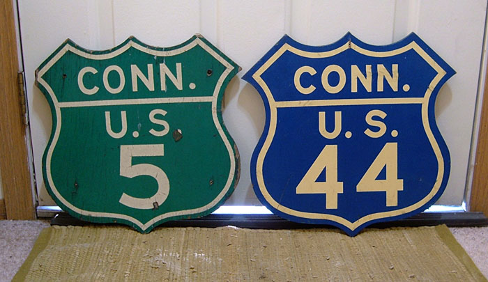 1950s highway marker.