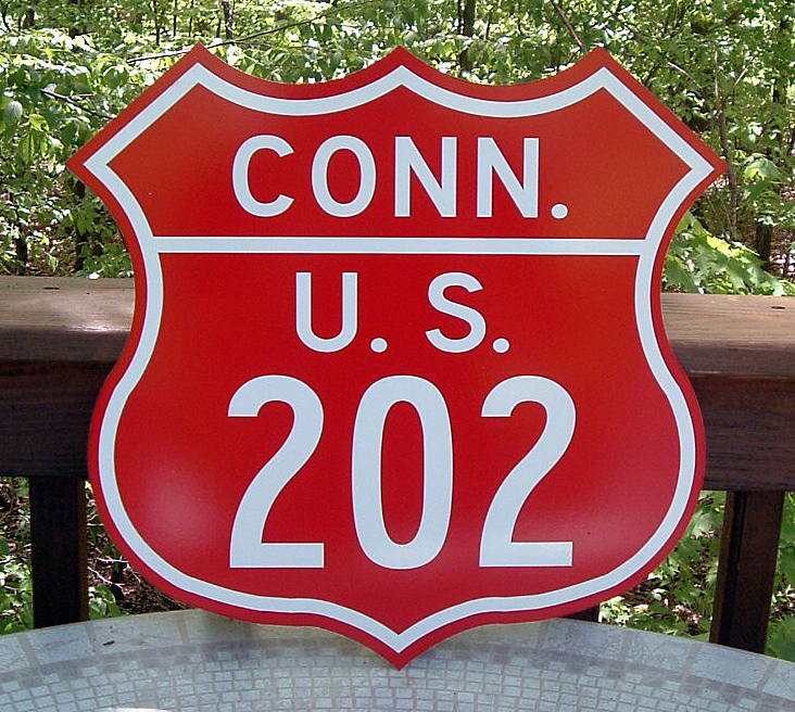1950s highway marker.