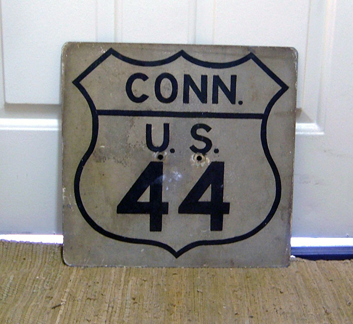1950s highway marker.