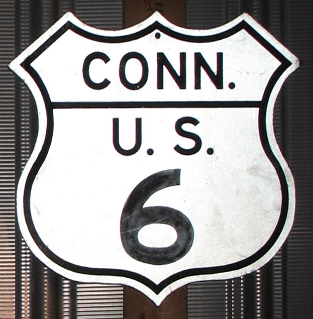 1950s highway marker.