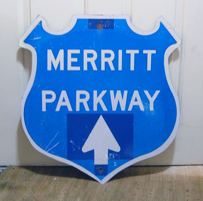1950s highway marker.