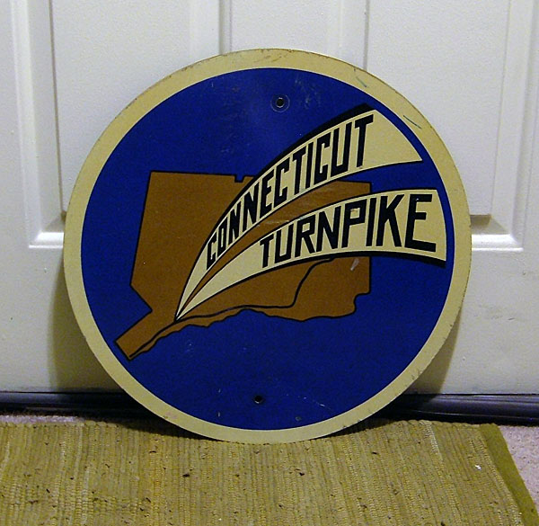 1950s highway marker.