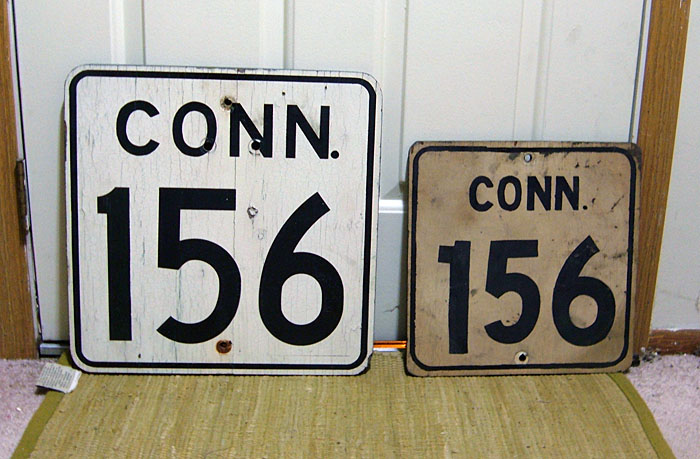 1940s highway marker.