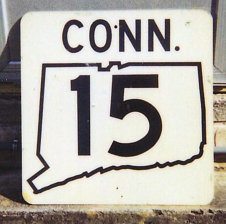 1950s highway marker.