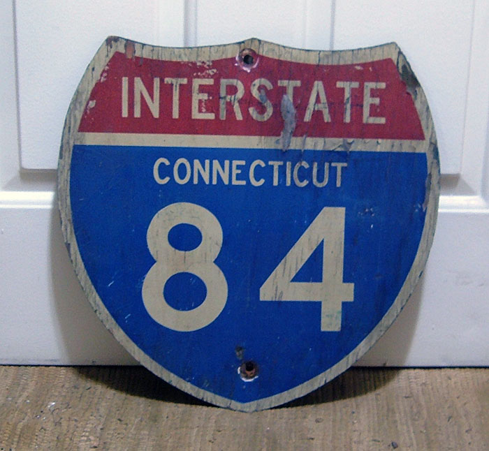 1950s highway marker.
