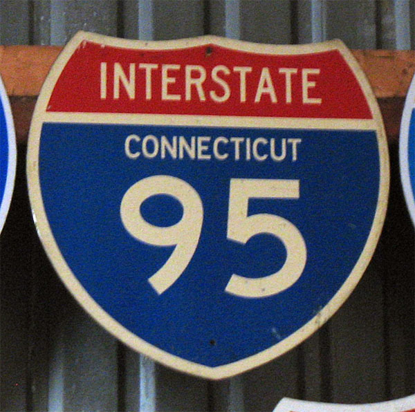 1960s highway marker.