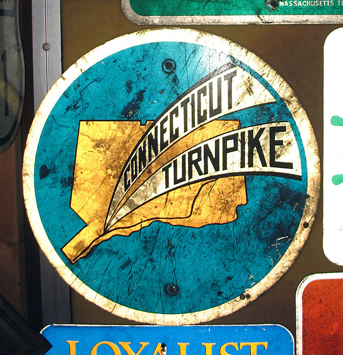 1970s highway marker.